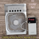 air cooler fan + powerbank