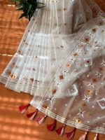 প্রিমিয়াম কোয়ালিটির স্কিন প্রিন্ট শাড়ি  - Image 4