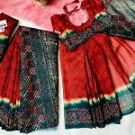 মা মেয়ে বেবি কম্বো শাড়ি 