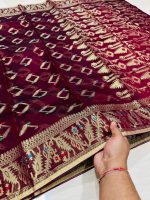 ঢাকাই মোটিভ জরি জামদানি - Image 3